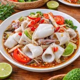 ตำปลาหมึก