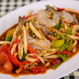 ตำกุ้งสด