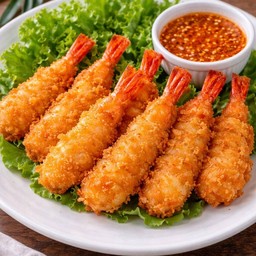 กุ้งชุปแป้งทอด