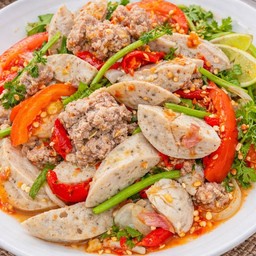 ยำหมูยอหมูสับ