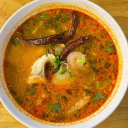 ต้มยำปลาทับทิมน้ำข้น