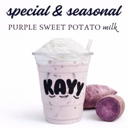 Iced Purple Sweet Potato Milk ( D )