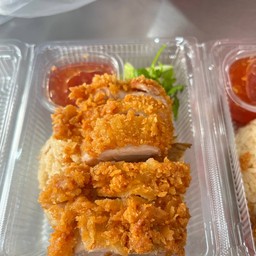 ข้าวมันไก่ทอด ธรรมดา