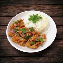 ข้าวยำไก่แซ่บ