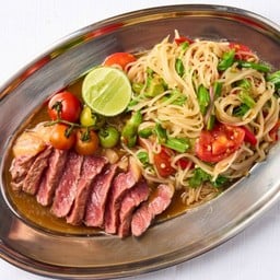 ตำเส้นเล็กเนื้อย่างพิคานย่า LS