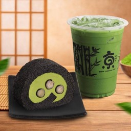 Special Roll Cake + Uji Matcha Set