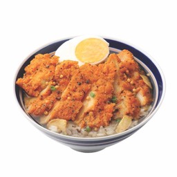 ข้าวต้มไก่ชุปแป้งทอดซุปพริกไทยดำ