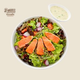 สลัดแซลม่อน ครีมซีฟู๊ด