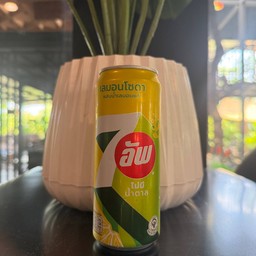 7up เลมอนโซดา (พร้อมแก้ว+น้ำแข็ง)