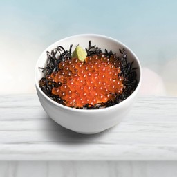 ชุดข้าวหน้าไข่ปลาแซลมอน