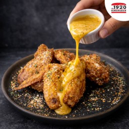 ปีกไก่ทอดซิสฮันนี่มัสตาร์ด 4 ชิ้น