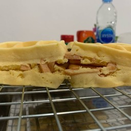 วาฟเฟิลฮอทดอก(แป้งนุ่ม)