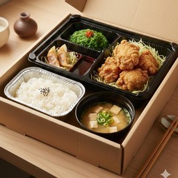 เบนโตะเซตข้าวไก่คาราเกะ