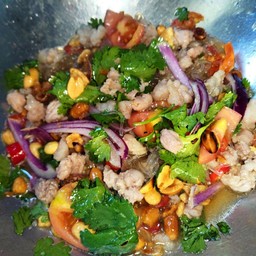 ยำวุ้นเส้นโบราณ.ทะเล