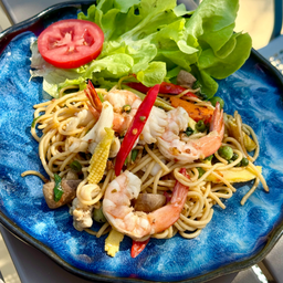 สปาเก็ตตี้ผัดขี้เมาทะเล