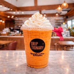 ชาไทยปั่น พร้อมวิปครีม