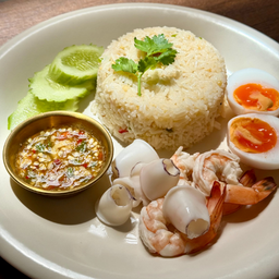 ข้าวทะเลผัดพริกเกลือ