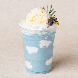 ชานมอัญชันปั่น