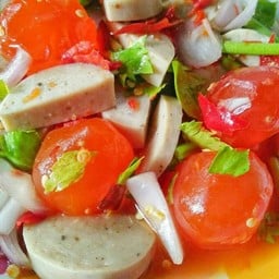 ยำหมูยอไข่แดง 80