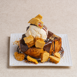 ทอฟฟี่รังผึ้งนูเทลล่าโทสต์