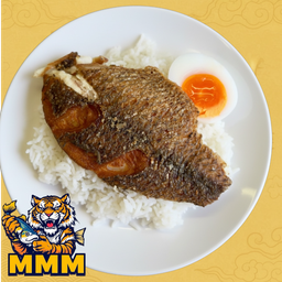 MMMข้าวปลาแกะ กระเพราพริกแห้งจัดจ้าน อรัญร้านเอ็ม