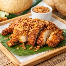 ไก่ทอดหาดใหญ่ คุณเดียร์ สูตร ต้นตำรับ แป้งน้อย เนื้อนุ่ม หน้า โลตัสโกเฟชร สาขา ราชฎัฏ