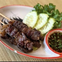 เนื้อย่างเสียบ 5 ไม้