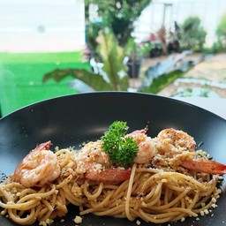 สปาเก็ตตี้ไวซอสกุ้ง