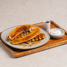 ครอฟเฟิลกล้วยคาราเมล