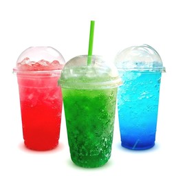 น้ำแดงโซดา แก้ว 22 ออนซ์