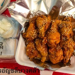 เซ็ตไก่ทอด+ข้าวเหนียว+ หัวไชเท้าดอง