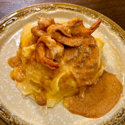 ข้าวไข่ข้นมันกุ้ง