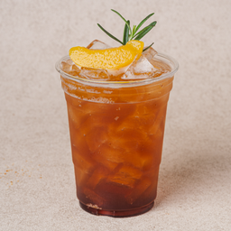 ชาดำพีช โซดา