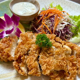 สเต็กอกไก่ทอด