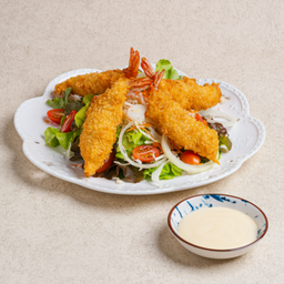 สลัดกุ้งทอด