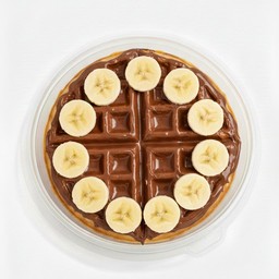 วาฟเฟิล มินิ นูเทล่า กล้วยหอม