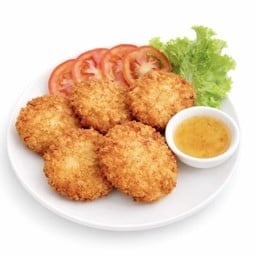 ทอดมันกุ้ง (กุ้งผสมไก่)