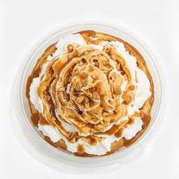 วาฟเฟิล มินิ วิปคาราเมลอัลมอนด์