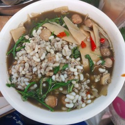 เปรอะหน่อไม้เห็ดรวมใส่ไข่มดเแดง