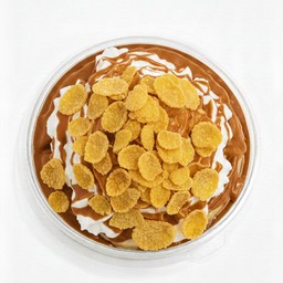 วาฟเฟิล มินิ วิปครีม คอนเฟลค คาราเมล