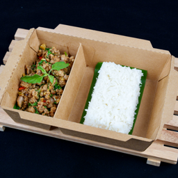 ข้าวกะเพราหมูสับ