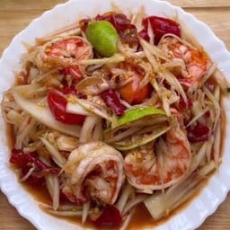 ปลาเผา&ส้มตำพรสวรรค์-สาขาตลาดมหาชัยพาเพลิน