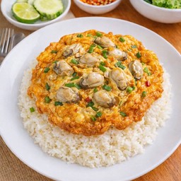 ข้าวไข่เจียวหอยนางรม