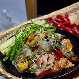 ตำซั่วกุ้งสด