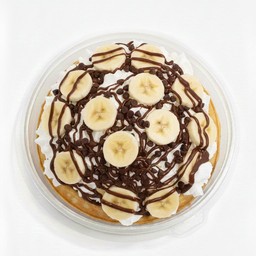 วาฟเฟิล มินิ วิปครีมกล้วยหอม ช็อค