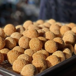 จินเด ขนมงาทอด ตลาดหนองแคน ตลาดหนองแคน