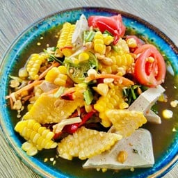 ตำข้าวโพดหมูยอ