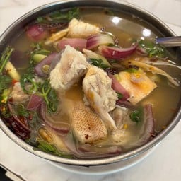 หัวปลากุดสลาดต้มยำ