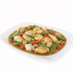ไก่ผัดน้ำมันหอย
