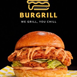 Crispy chicken burger